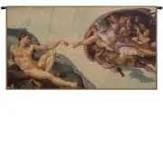 The Creation by Michelangelo Italian Tapestry Wall Hanging