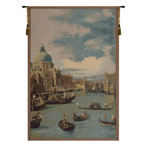 Saint Mary Of Health And The Grand Canal Vertical Italian Tapestry - 38 in. x 54 in. Cotton/Viscose/Polyester by Alessia Cara