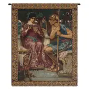 Giason And Medea Italian Tapestry - 24 in. x 34 in. Cotton/Viscose/Polyester by John William Waterhouse