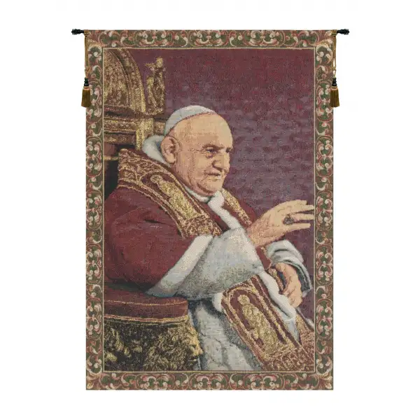 Pope John XXIII European Tapestries - 11 in. x 17 in. Cotton/Polyester/Viscose by Alberto Passini