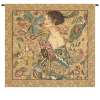 The Woman by Gustav Klimt Italian Tapestry Wall Art Hanging (New) 16x16 inch
