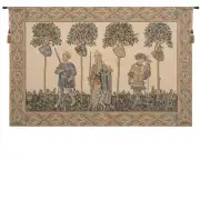 Master Of The Castle II European Tapestries - 39 in. x 25 in. Cotton/goldenthreads by La Manta