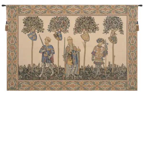 Master Of The Castle II European Tapestries - 39 in. x 25 in. Cotton/goldenthreads by La Manta