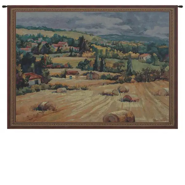 French Farmland Tapestry Wall Art