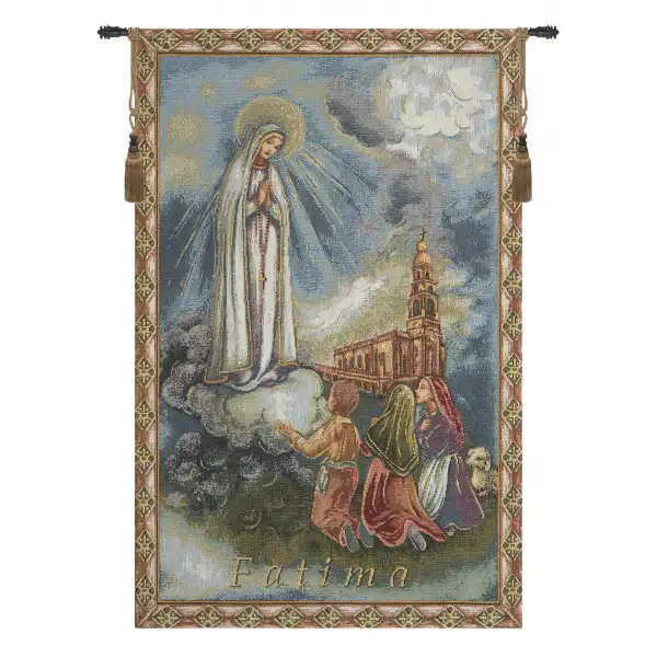 Our Lady of Fatima I Italian Wall Tapestry