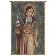 Saint Clare European Tapestries - 17 in. x 25 in. Cotton/Polyester/Viscose by Charlotte Home Furnishings