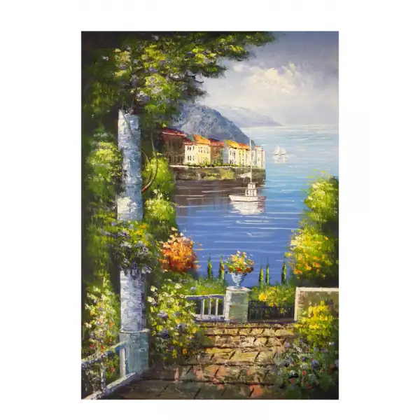 Back Garden Canvas Wall Art