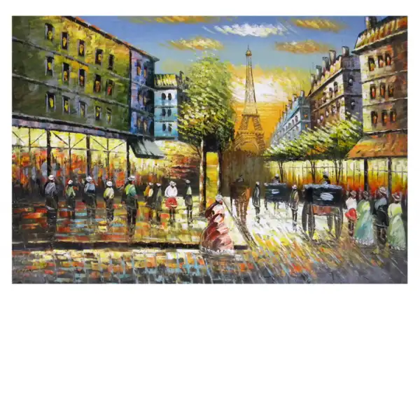 Paris Street I Canvas Wall Art