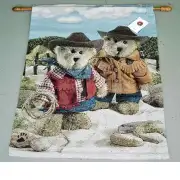 On the Range Boyd Bear Fine Art Tapestry