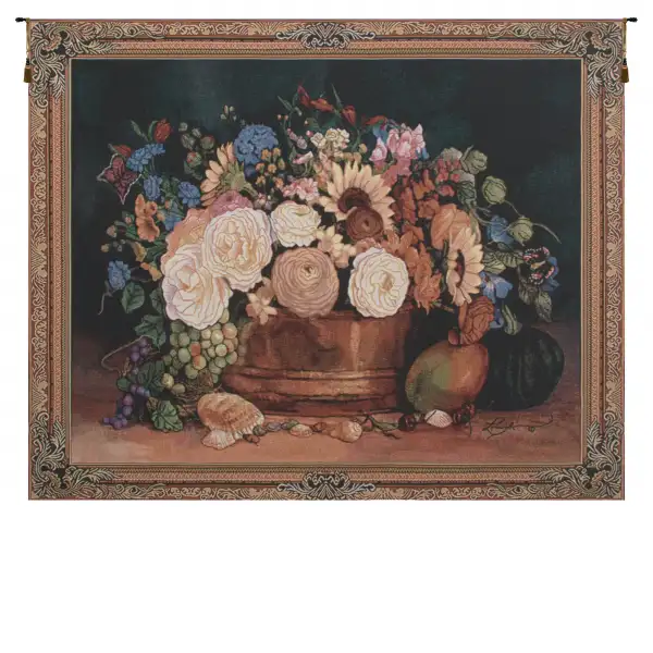 Summer Bouquet II Still Life Tapestry Wall Art