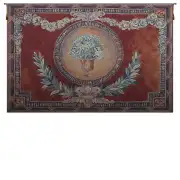 Olive Branch and Flowers Wall Tapestry