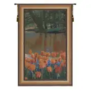 Keukenhof VII Belgian Tapestry - 22 in. x 34 in. Cotton/Viscose/Polyester by Charlotte Home Furnishings