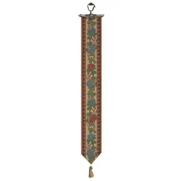 Wine Merchants I Tapestry Bell Pull - 6 in. x 42 in. Cotton/Viscose/Polyester by Charlotte Home Furnishings
