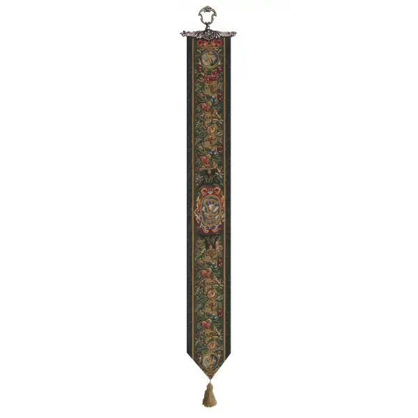 Prise De Lille Tapestry Bell Pull - 6 in. x 42 in. Cotton/Viscose/Polyester by Charlotte Home Furnishings