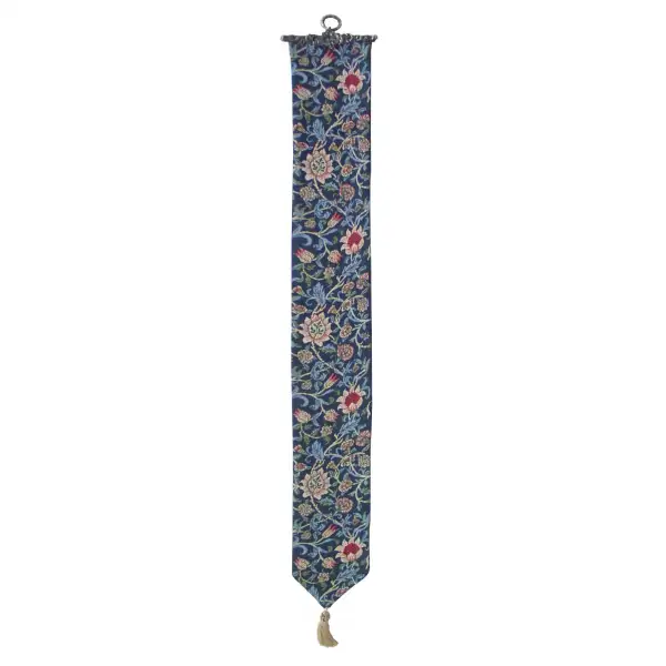 Fleurs de Morris (Blue) I Belgian Bell Pull