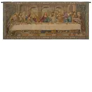 The Last Supper VII Italian Tapestry - 62 in. x 26 in. AViscose/polyesterampacrylic by Leonardo da Vinci