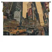 Times Square New York Italian Tapestry Wall Hanging