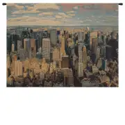 A New York Day Italian Tapestry - 36 in. x 24 in. Cotton/Wool/Polyester/Lurex by Alberto Passini
