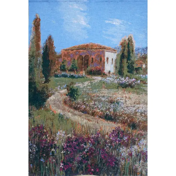 Villa Iris Belgian Tapestry Wall Hanging