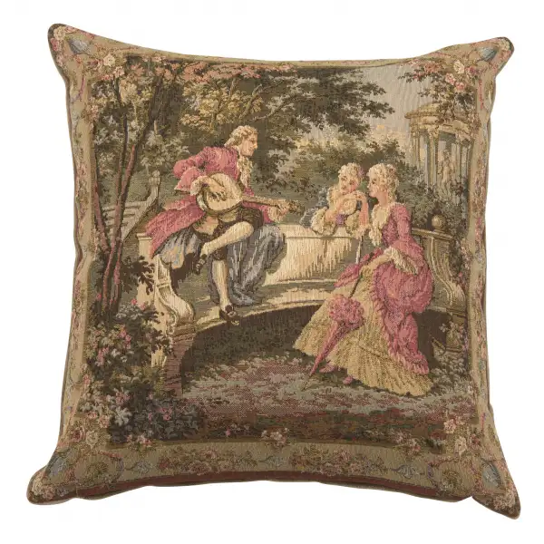 Garden Party Left Panel European Cushion Cover