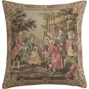 Garden Party Right Panel Belgian Sofa Pillow Cover