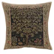 Tree Of Life Beige II Belgian Cushion Cover - 18 in. x 18 in. Cotton/Viscose/Polyester by William Morris