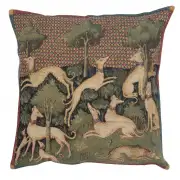 Medieval Dogs European Cushion Cover