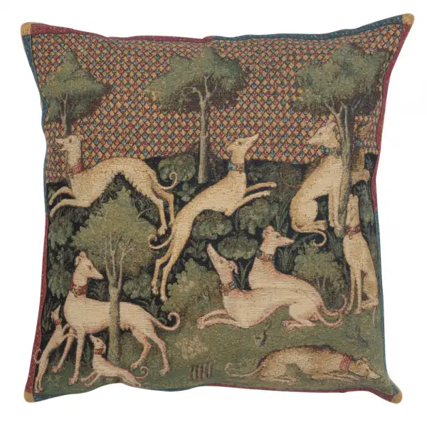 Medieval Dogs Belgian Sofa Pillow Cover