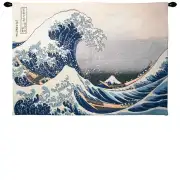 La Vague D'Hokusai French Tapestry