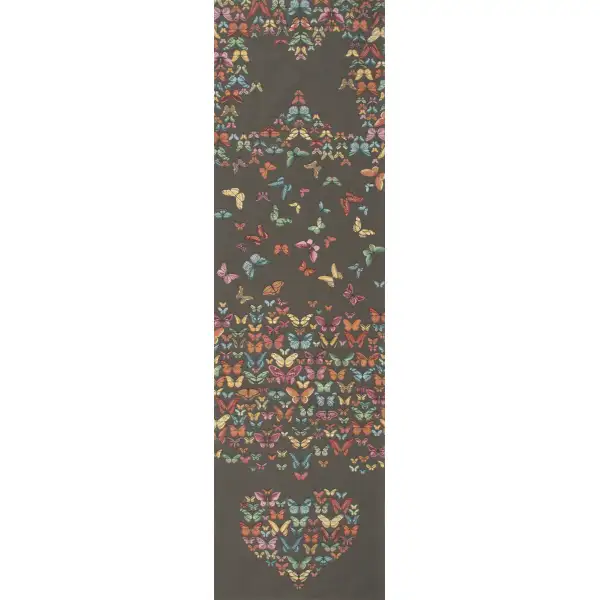 Butterflies Dark French Tapestry Table Runner