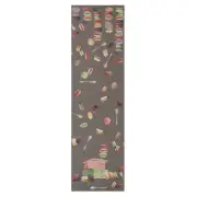 Macaroons Grey  French Tapestry Table Runner