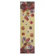 Anemones Yellow French Tapestry Table Runner