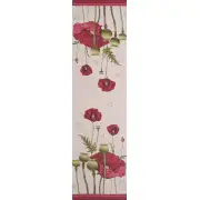 Poppy White French Table Mat - 19 in. x 71 in. Cotton by Charlotte Home Furnishings
