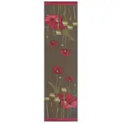 Poppy Gray French Table Mat - 19 in. x 71 in. Cotton by Charlotte Home Furnishings