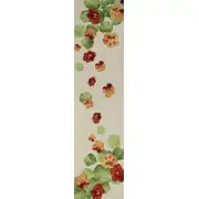 Nasturtium White Decorative Table Mat