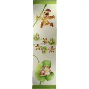 Orchids White  Tapestry Table Linen