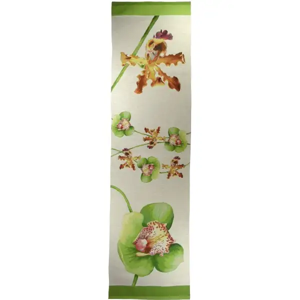 Orchids White  French Table Mat