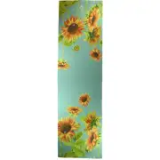 Sunflowers Blue  French Tapestry Table Runner