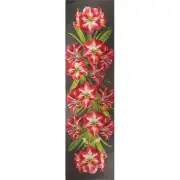 Amaryllis Dark  French Tapestry Table Runner