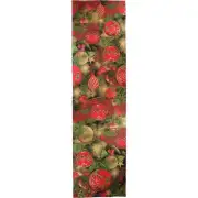 Christmas Ornament Red  French Tapestry Table Runner