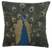 The Peacock Decorative Tapestry Pillow