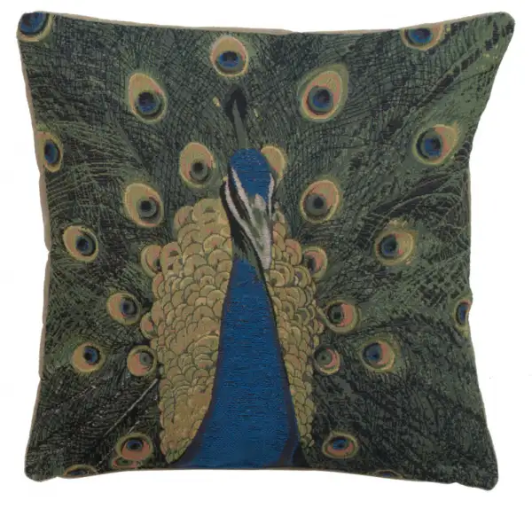 The Peacock French Couch Cushion