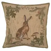 The Hare I Decorative Tapestry Pillow