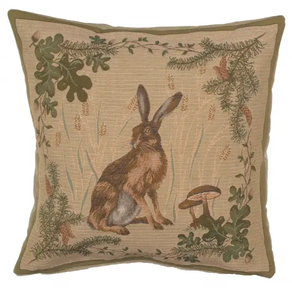 The Hare I French Tapestry Cushion