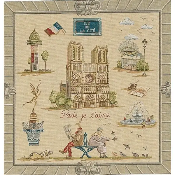 Paris Notre Dame Cushion