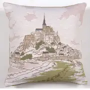 Mont Saint Michel 1 French Tapestry Cushion