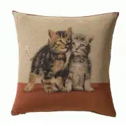 Two kittens I French Couch Cushion