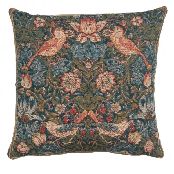 Cushion Birds Face to Face French Tapestry Cushion