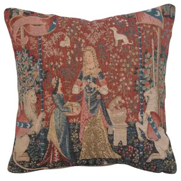 The Smell I Small French Tapestry Cushion