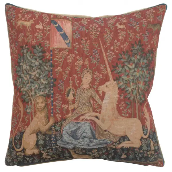 The Sight I Small French Tapestry Cushion